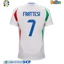 Maglie da calcio Italia Davide Frattesi #7 Seconda Maglia Europei 2024 Manica Corta